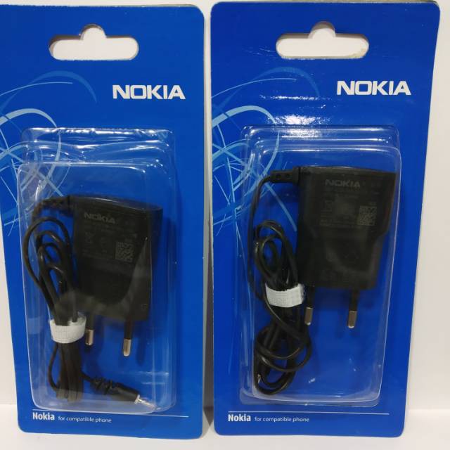 TC TRAVEL CHARGER NOKIA N70 LUBANG KECIL RING PUTIH KUALITAS ORIGINAL PACKING PRESS