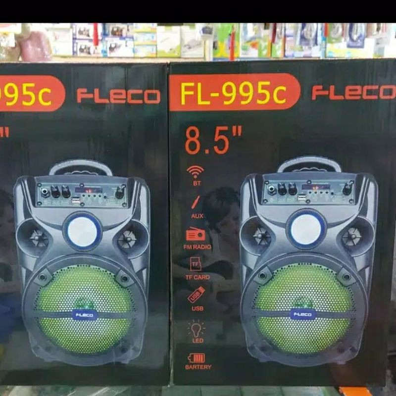 Speaker karaoke Digital Bluetooth MP3 Multimedia FLECO FL-955C Dan FL-955D