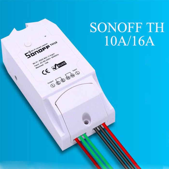 ORIGINAL - Sonoff Wifi Controller TH10 / Wifi Control Switch Sonoff