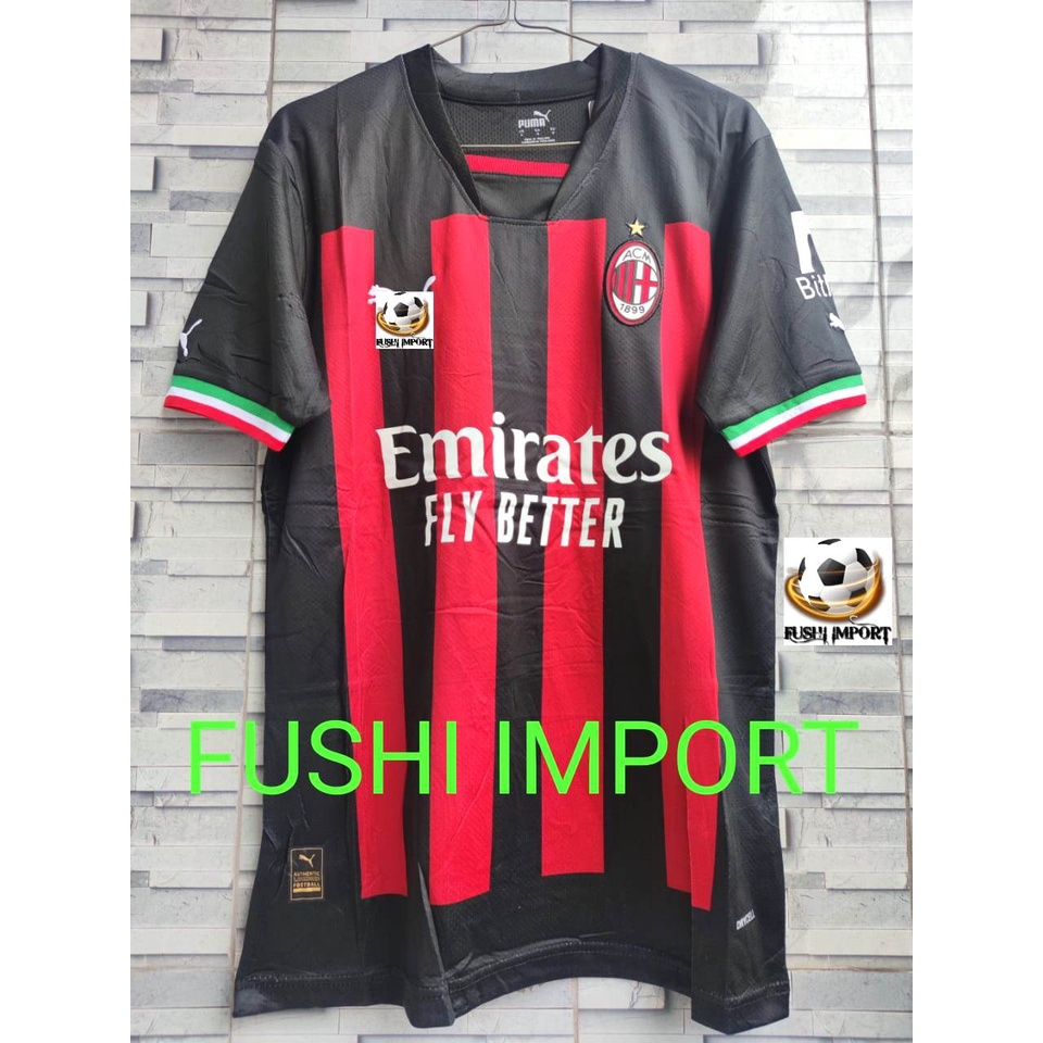 Jersey Baju Bola Milan Home 2022 2023 Grade Ori