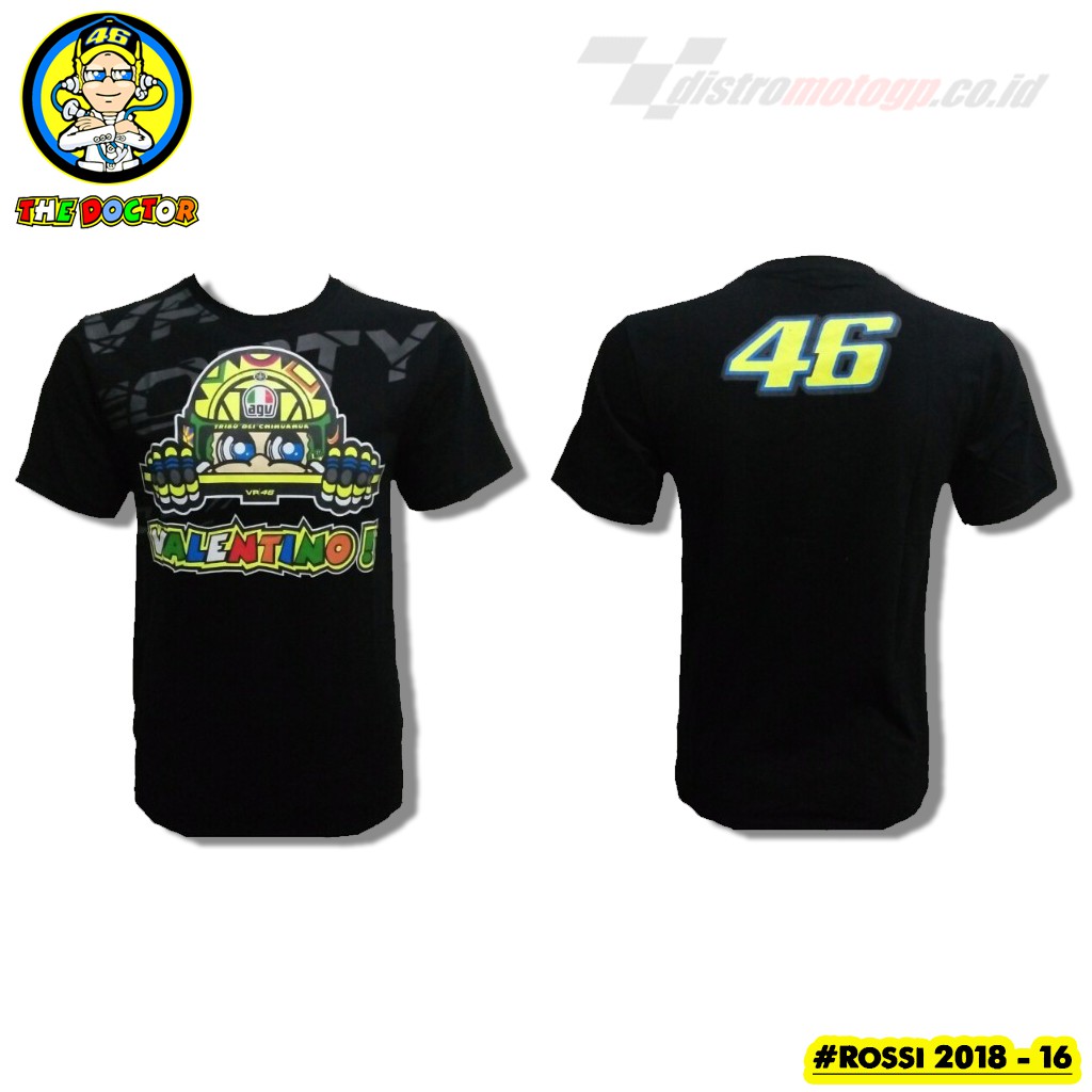 Kaos Motogp Valentino Rossi Terbaru Shopee Indonesia