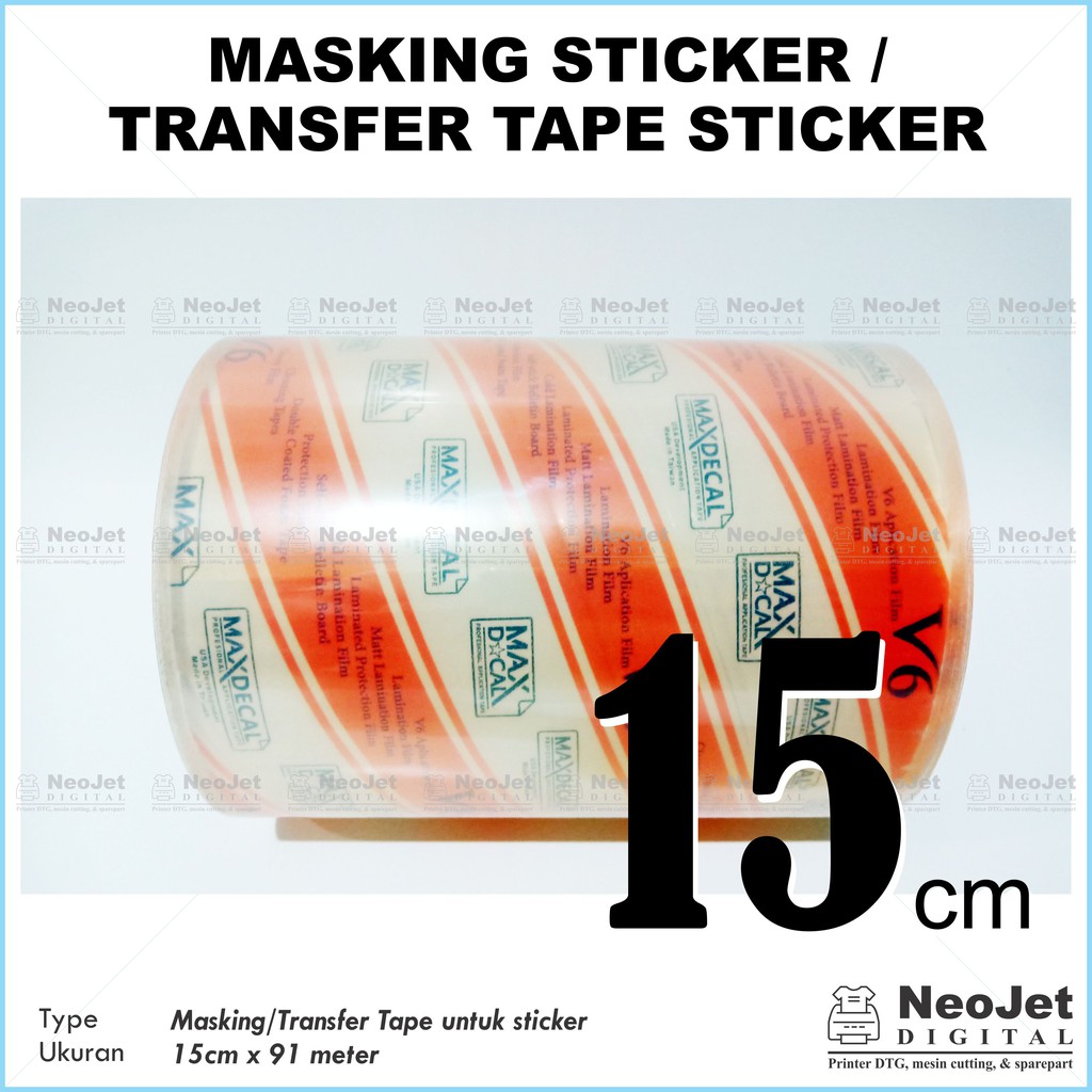 

Transfer Masking Tape Cutting Sticker 15 Cm Stiker Kating