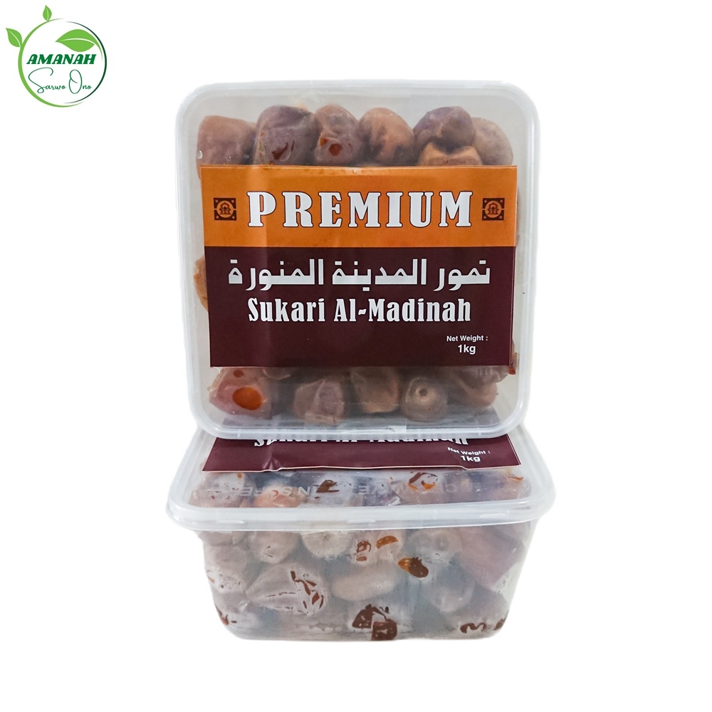 

Kurma Sukari Al-Madinah 1 kg - Sukkari Al Qassim Dates