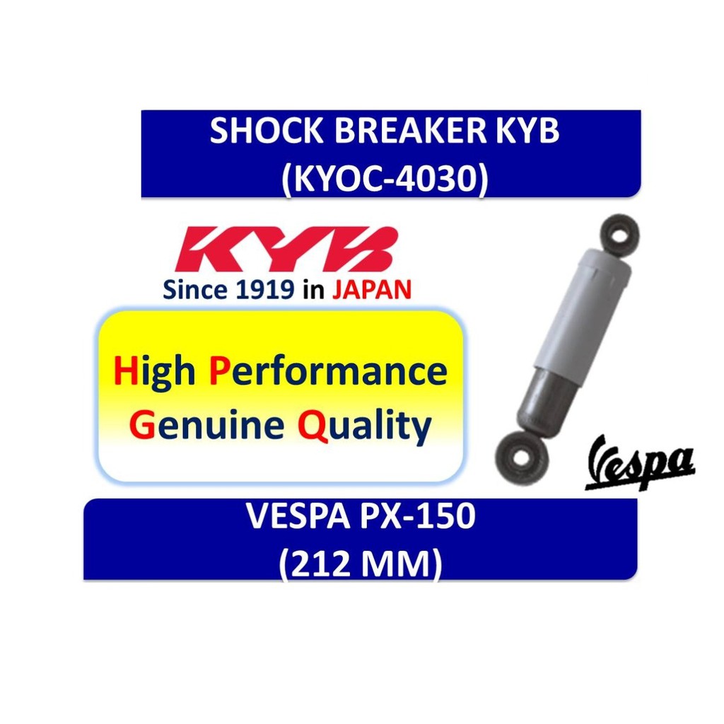 Shock Absorber KAYABA PREMIUM untuk Vespa PX-150 KYOC-4030