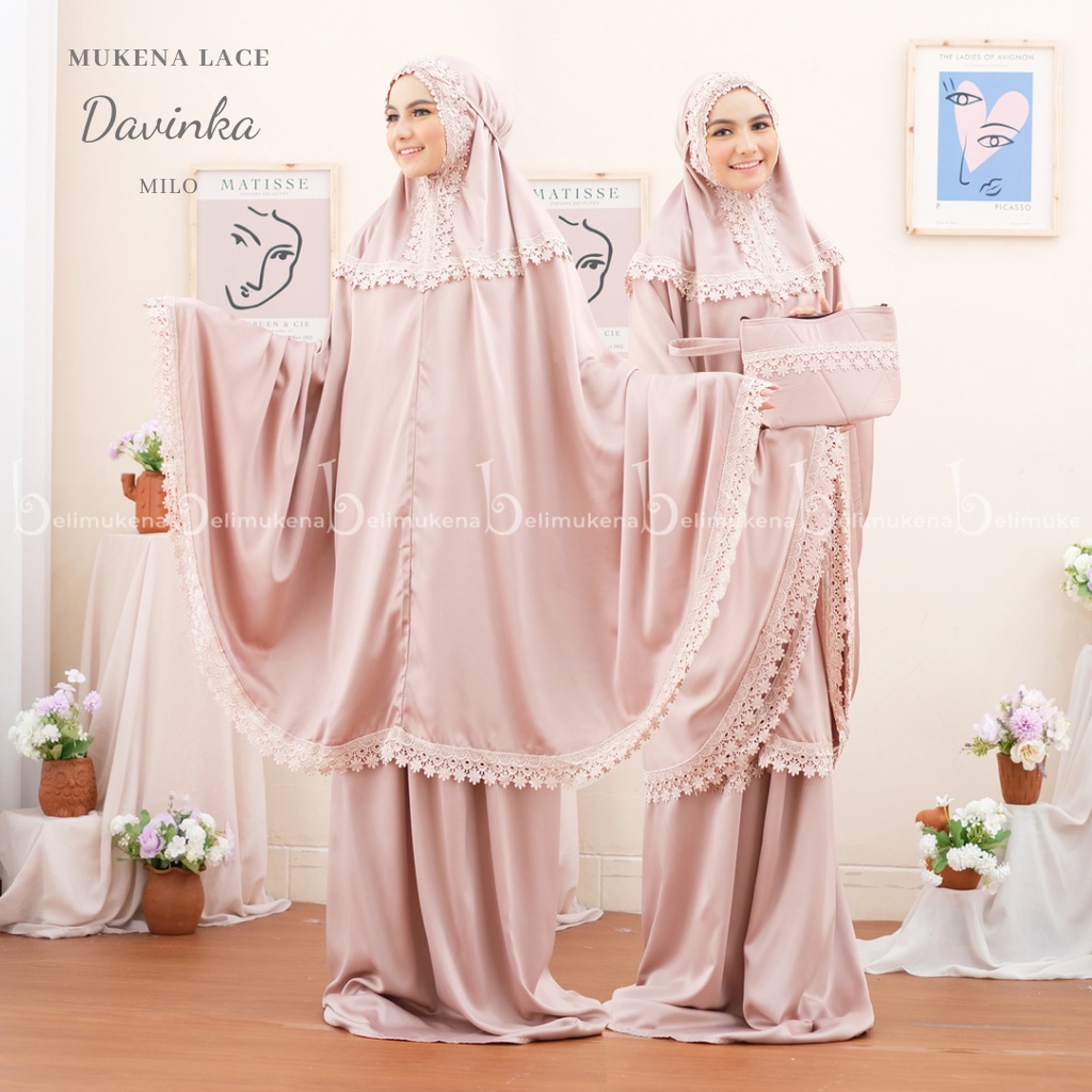 Mukena Dewasa Lace Davinka