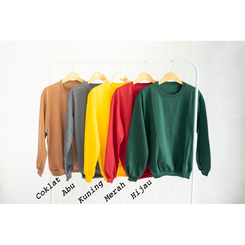 Owlet - sweater basic unisex (pria dan wanita) M - XXL / sweater polos