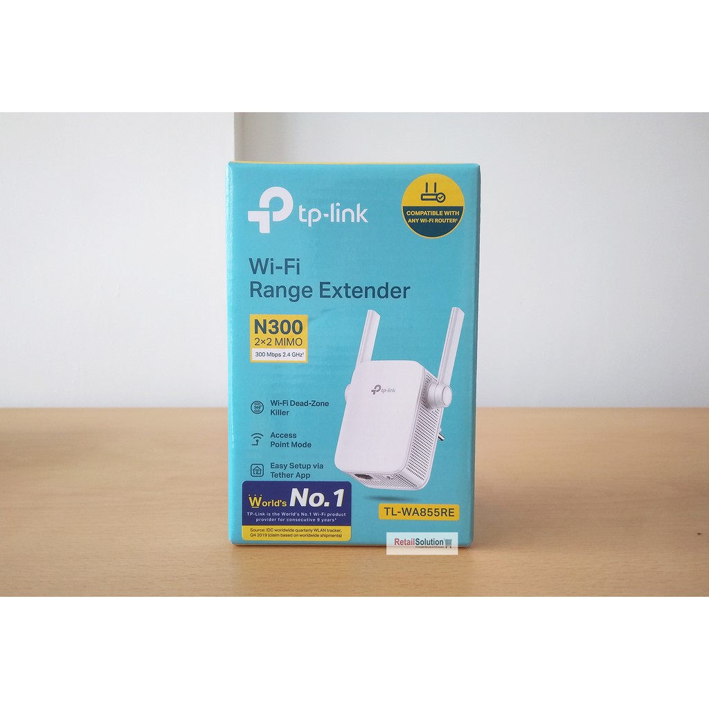 TPLINK TL-WA855RE 300Mbps Wi-Fi Range Extender - TLWA855RE