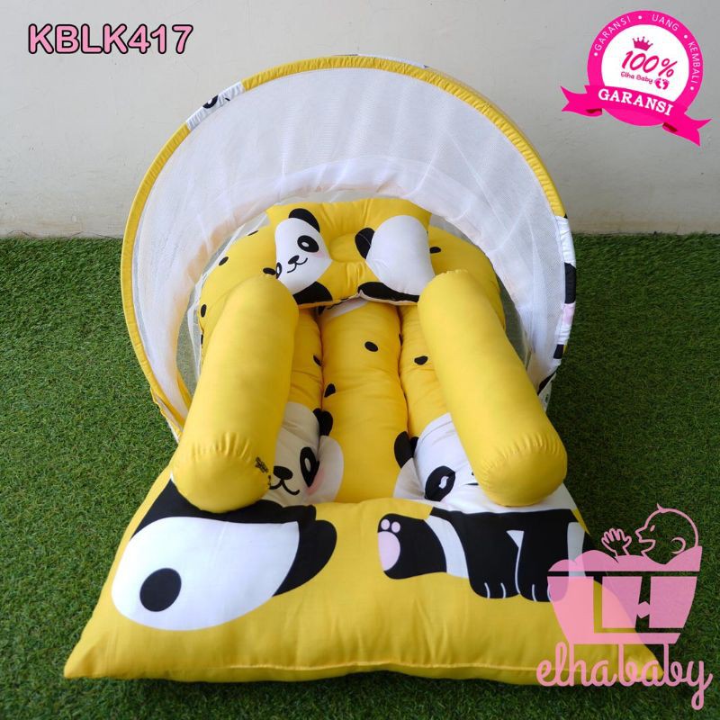 Kasur Bayi lipat berkelambu/Tempat tidur bayi babybess / KASUR/ babybess / KASUR LIPAT /kelambu 136