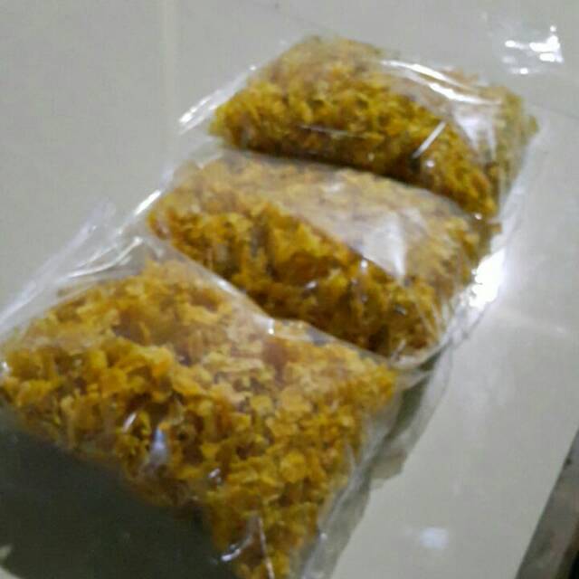 

emping kripik jagung mentah camilan halal