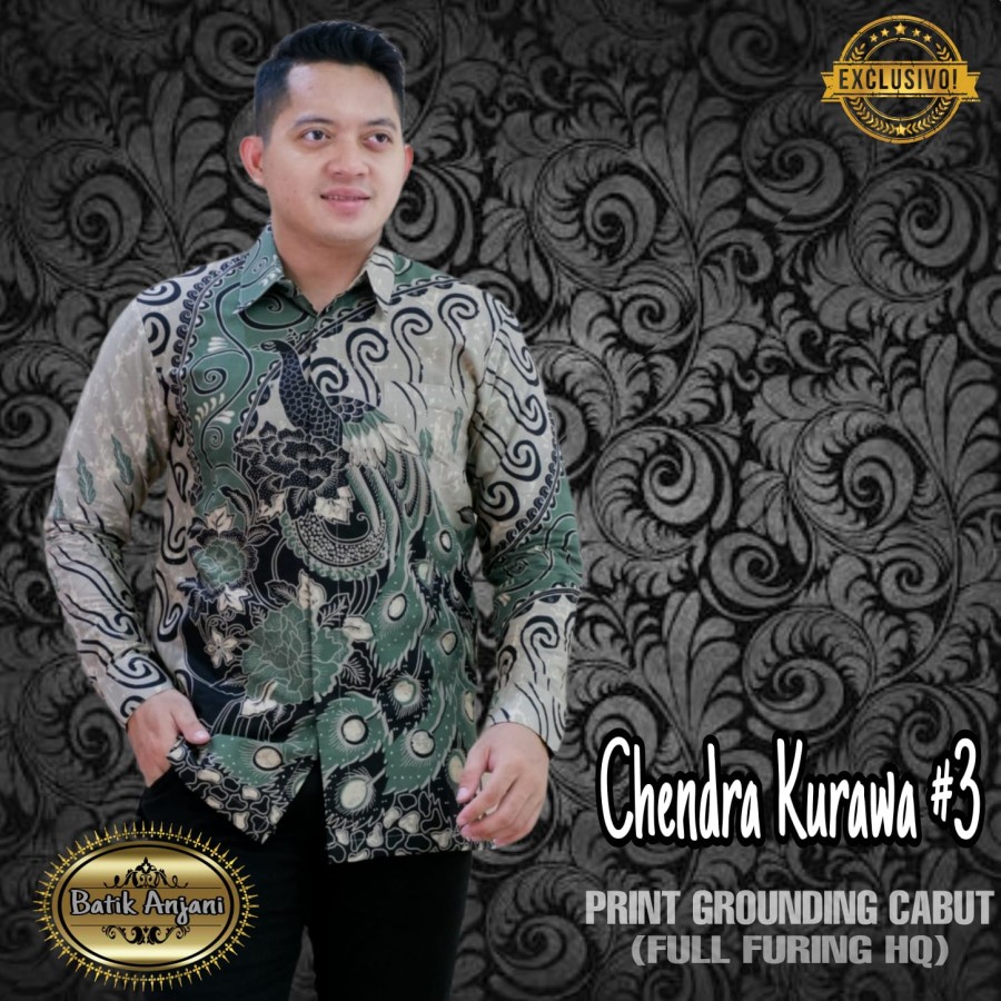 Chendra Kurawa #3 Kemeja Batik Pria Lengan Panjang by Batik Anjani