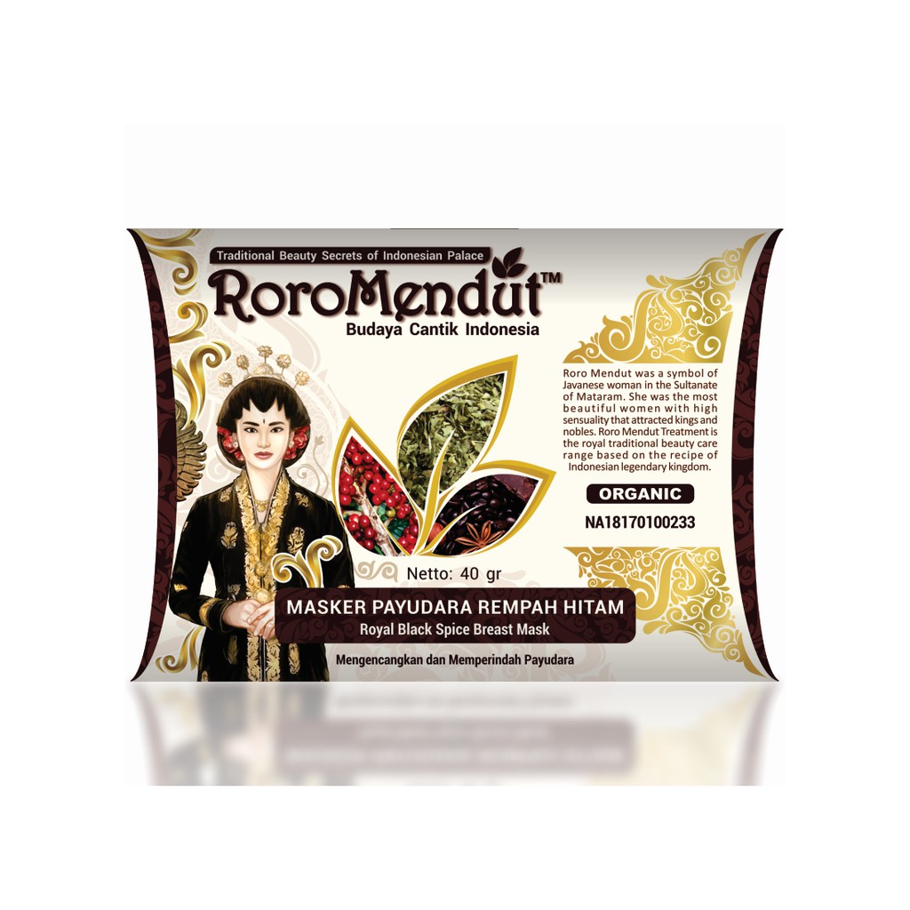 Roro Mendut Masker Wajah Organic Penghilang Wajah Kusam Pemutih Kulit Rempah BPOM ASLI ORIGINAL