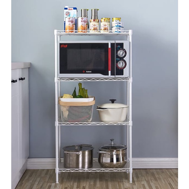 Krisbow Rak Besi 4 Tingkat - Putih