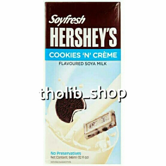 

soyfresh Hershey's cookies & creme flavoured soya milk 946ml