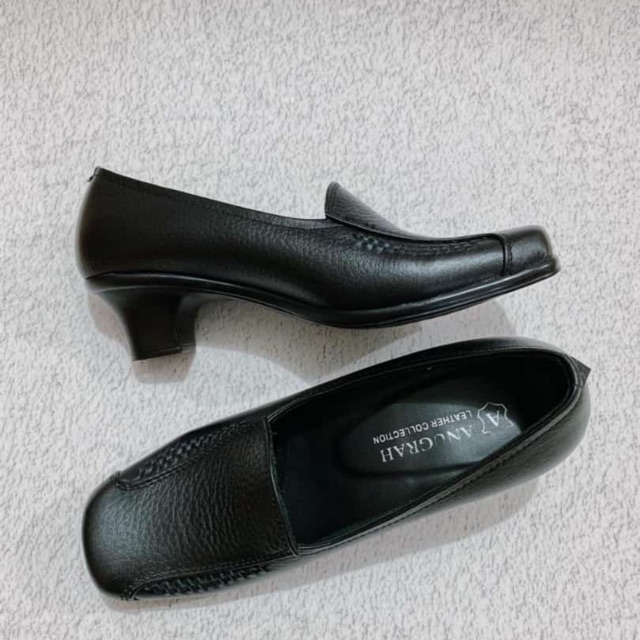 Sepatu pantopel hak kulit garut sepatu asli kulit sukaregang garut