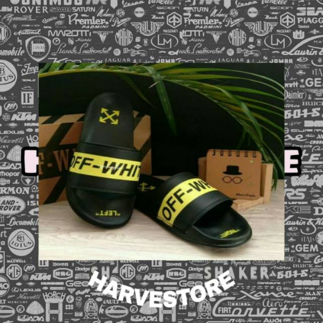 SENDAL SLIDE OFF WHITE FLACE