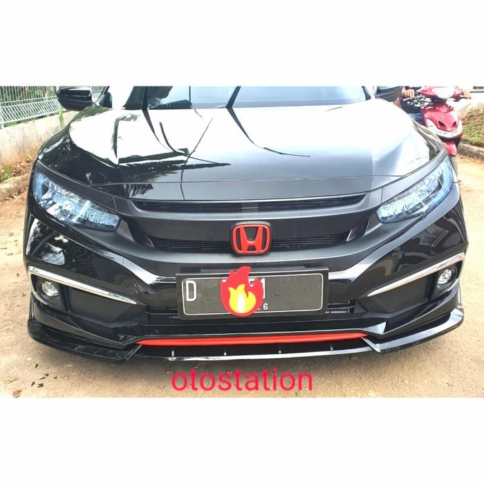 front lips bumper depan civic turbo sedan 2020 up