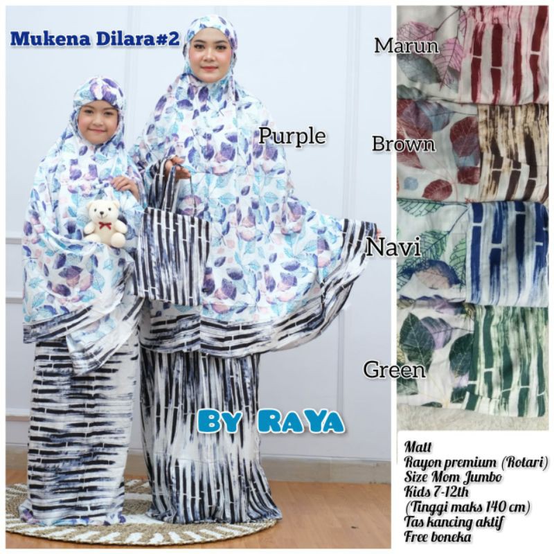 READY MUKENA COUPLE IBU ANAK NEW MOTIF SOLO GROSIR BEST RESELLER