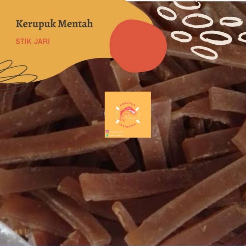 

250 GRAM STIK JARI / KERUPUK / KERUPUK MENTAH