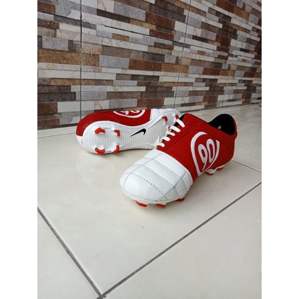sepatu bola asli kulit sapi sol jahit