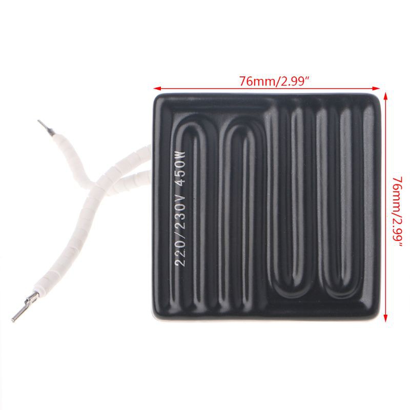 Cre Plat Pemanas Inframerah 80x80mm 450w Bahan Keramik Untuk Bga Station Ir6000 Ir6500 Ir-Pro-Sc