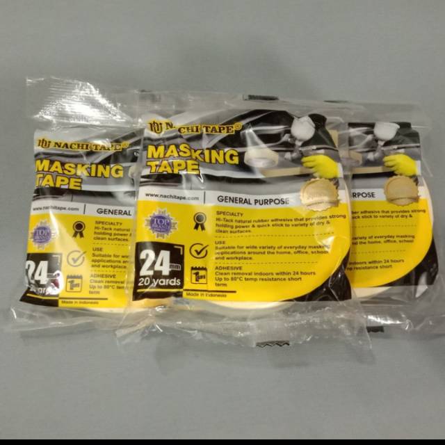 

Masking Tape/ Lakban Kertas 1 Inch