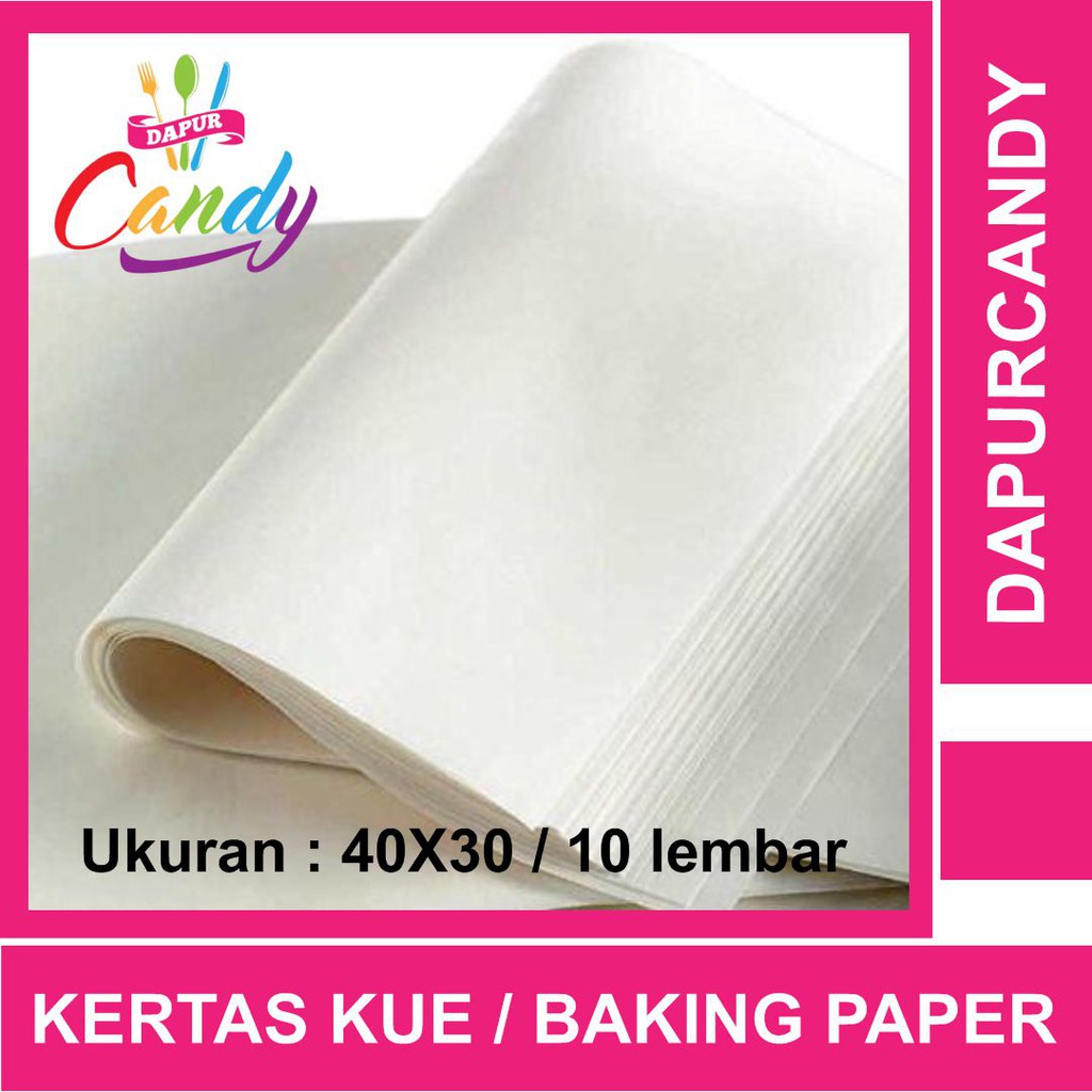 

DapurCandy - Kertas Roti Baking paper 40x30 10 lembar