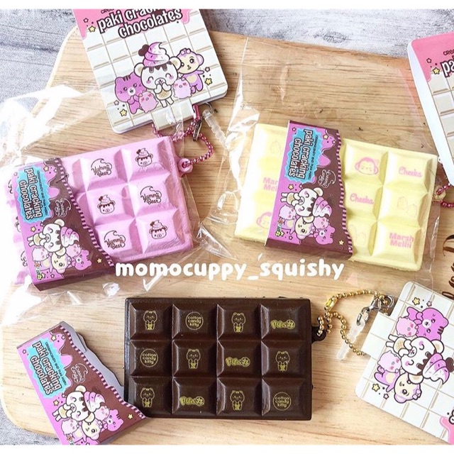 PROMO SQUISHY LICENSED paki cracking chocolates by creamiicandy ASLI ORIGINAL