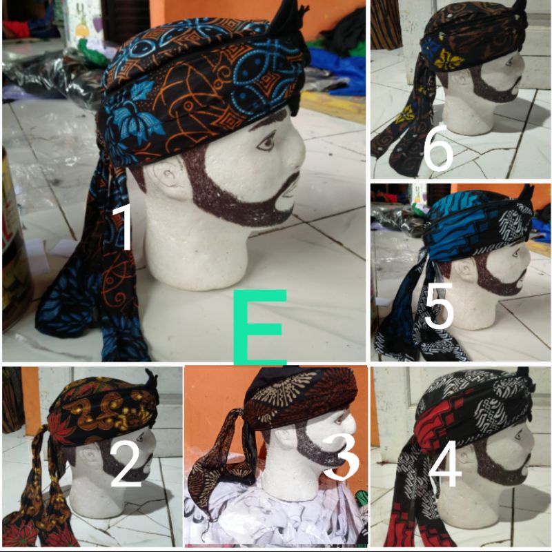 Belangkon jawa sunda jogja solo peci kliwir totopong ikat kepala