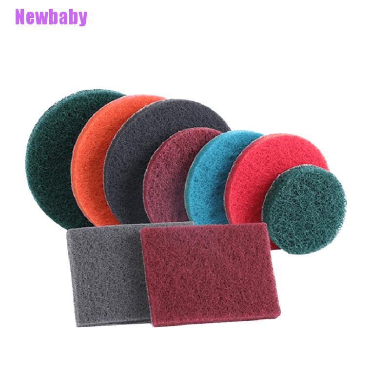 (Newbaby) 1pc Pad Scrub Bahan Nilon Heavy Duty