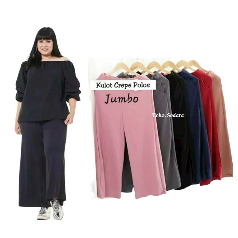 Kulot Jumbo Crepe XXl //Kulot Crepe Jumbo // Kulot Murah