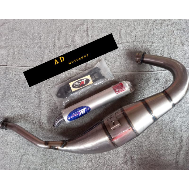 Knalpot Aitech Ninja Ss R RR Type Kobra bahan Glavanis plat Original