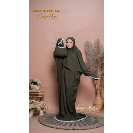 Mukena Travelling Mukena Terusan Dewasa Katun Mikro Premium