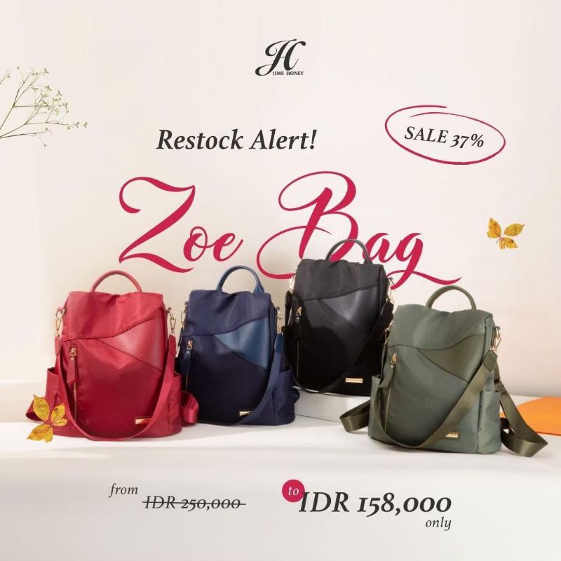 Zoe Back bag from JH