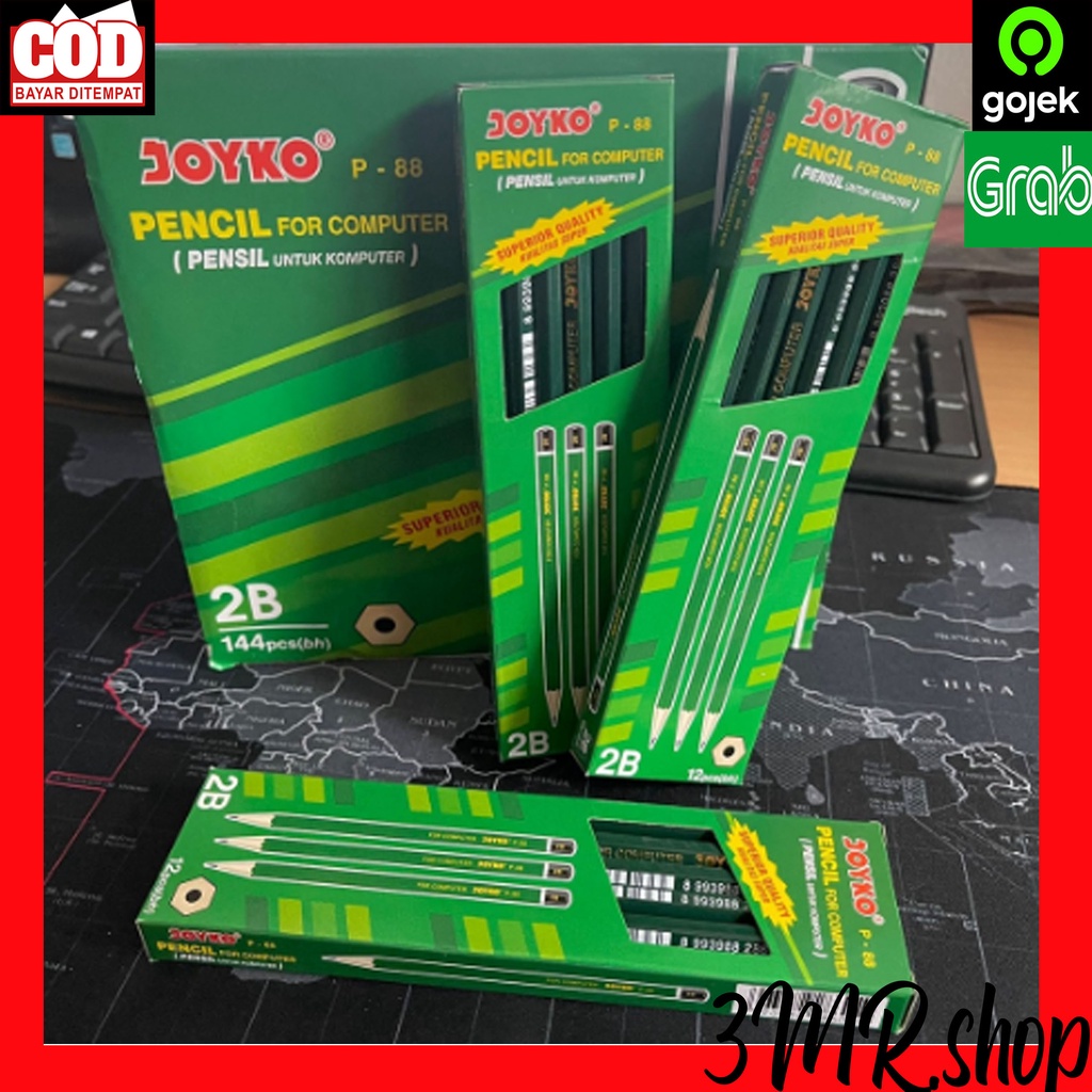 Jual Pensil 2b Joyko P 88 Hijau 1 Pcs Shopee Indonesia