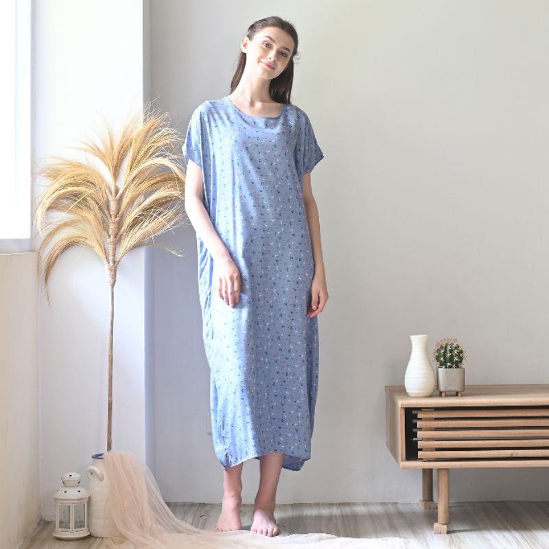 Daster Rayon HABEL NON BUSUI Panjang Semata Kaki-Habel 23