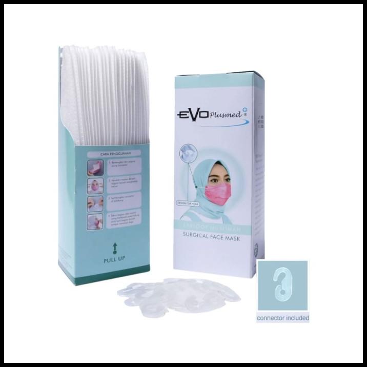Evoplusmed Hijab / Evo Plusmed Muslimah / Headloop Mask