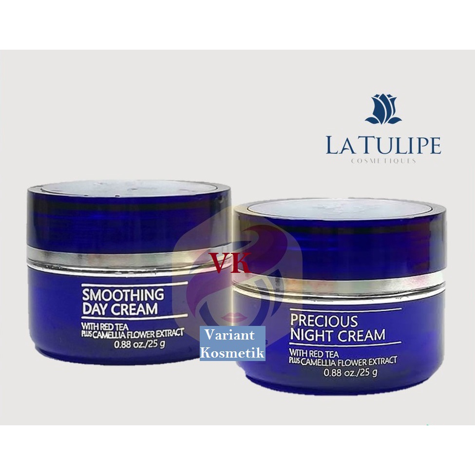LA TULIPE Smoothing Day & Precious Night Cream / Pelembab LaTulipe La Tulipe NEW