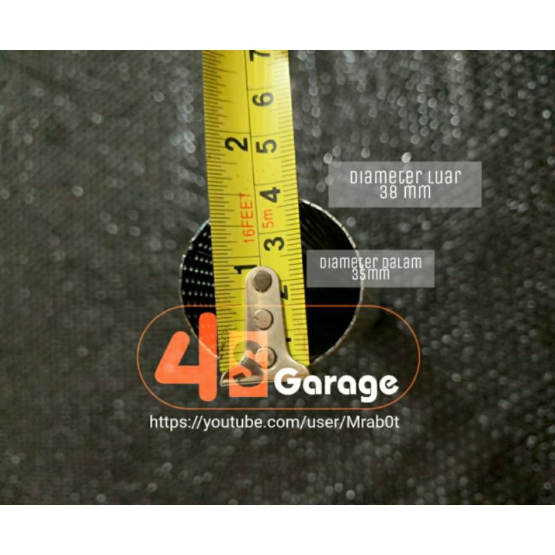 Pipa Saringan Knalpot Copy CMS GEN 1 Inlet 35mm Peredam Suara Kenalpot Racing Bobokan Adem Bass Gerung Copy CMS9-6