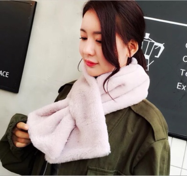 Import MOLLAD Scarf Faux Toko lucky 88 Syal Premium Bulu halus musim dingin winter infinity scarf faux fur