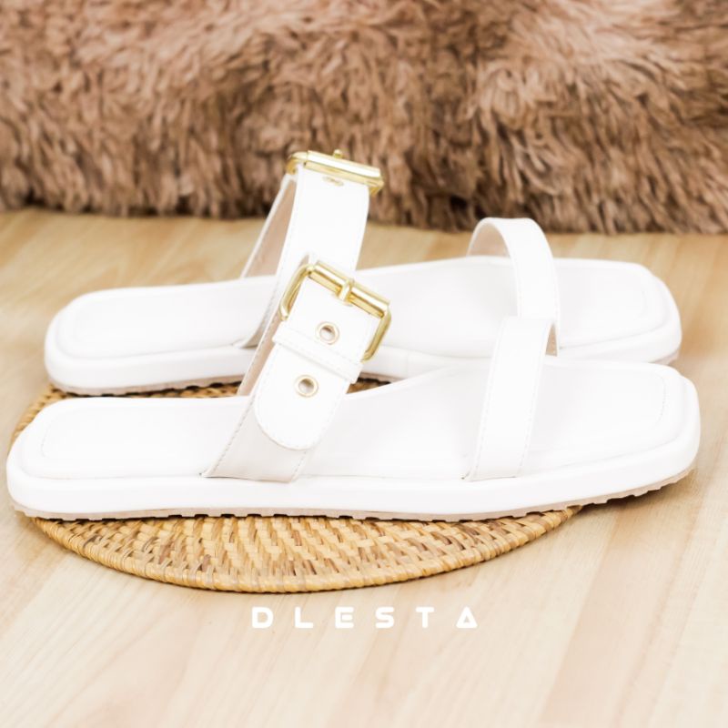 sendal flat || MERLIN || sandal flat wanita/ sandal wanita terbaru/ sandal wanita kekinian By DLESTA.ID