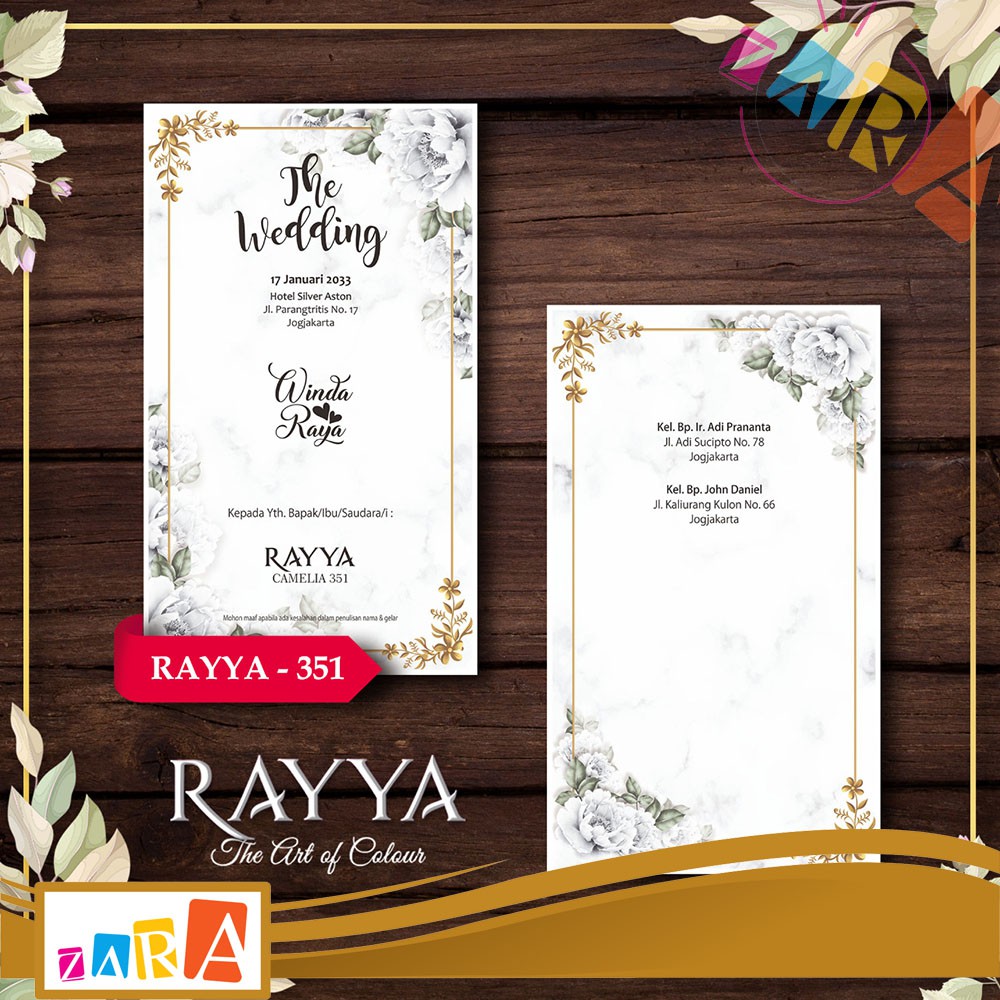 Blangko Undangan Rayya 351 Harga Grosir