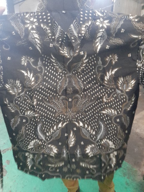 Batik Pria Arieswara Size M - Xxl Batik Solo Asli Katun Sragenan Full Furing