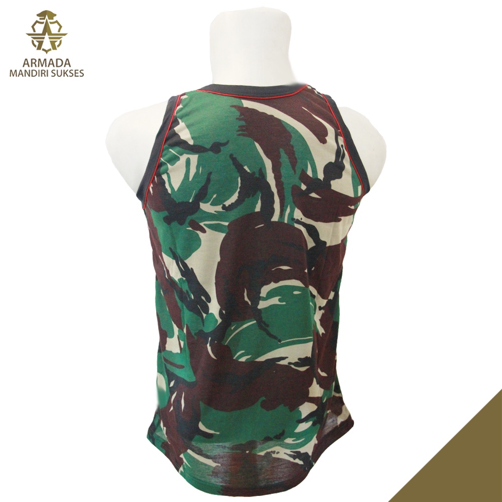 Kaos Singlet TNI AD Loreng - Kaos Dalam TNI AD