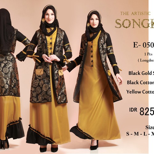 SALE ( BISA COD ) Gamis Esme E-050501