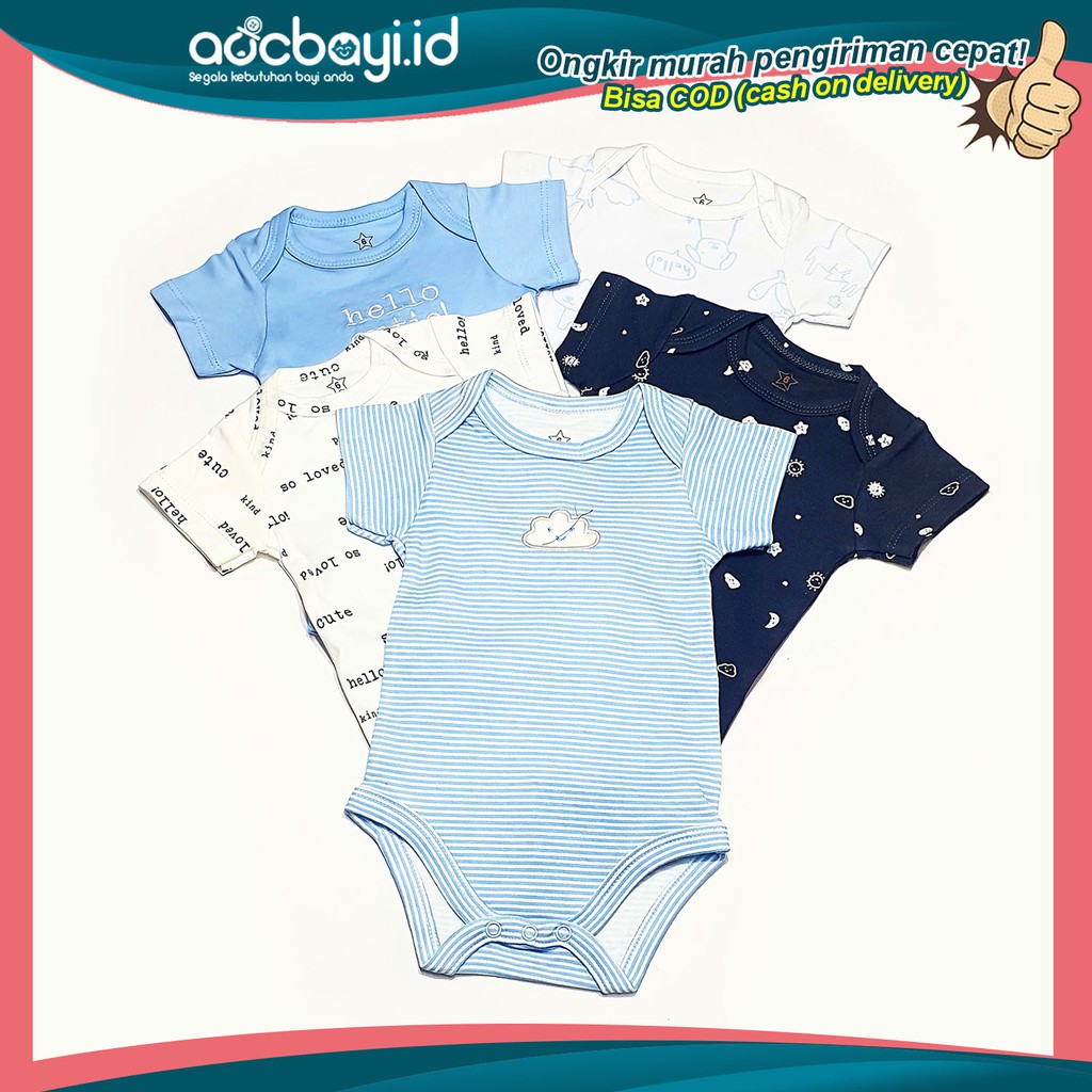 ☀ACCBAYI.ID☀BJS0001 COD Romper Baju Kodok Jumper Anak Piyama Tidur Pakaian Santai Fashion Korea 1-6M