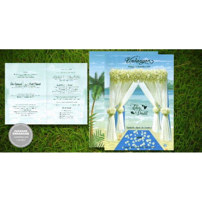 Undangan Pernikahan / Cetak Undangan Murah / Undangan ERBA 88209