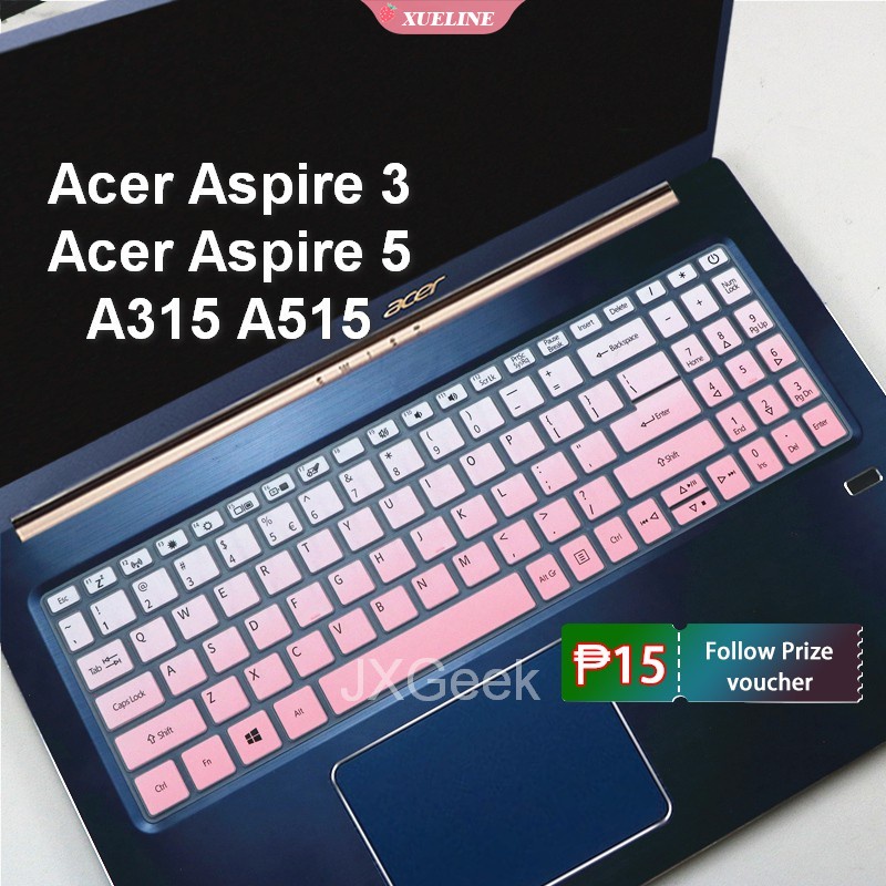 Cover Pelindung Keyboard Acer Aspire 3 Aspire 5 A315 A515 TMP214-52 3P50 ryzen 3 15.6 '' '' ZL Bahan Silikon