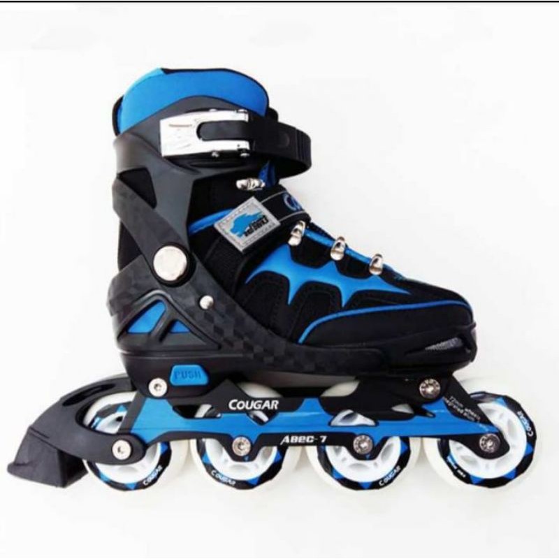 Cougar Inline Skate CR3 Black/Blue - Sepatu Roda Cougar