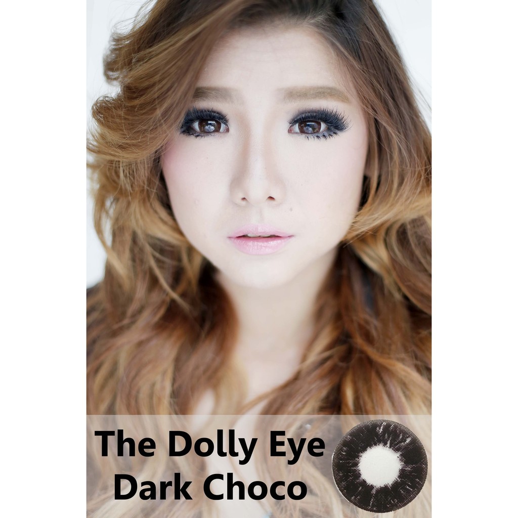 Softlens Dolly Eye Glamour 22.8mm King Size Soft Lens Big Eyes Minus Murah Original Import Korea