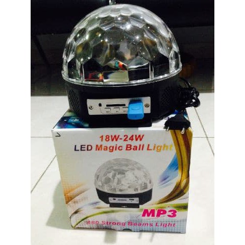 Lampu Disco Mercon (LED Crystal Magic Ball Light)